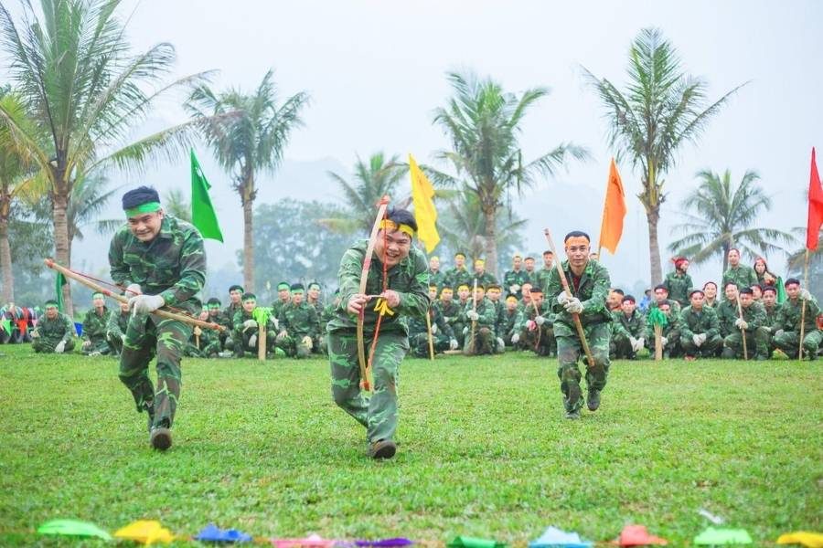Tổ Chức Team Building Quân Đội Tại Ecopark Thổi Bùng Nhiệt Huyết, Tiếp Lửa Đam Mê