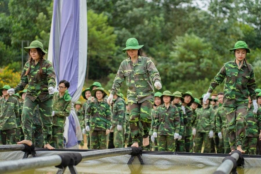 Tổ Chức Team Building Quân Đội Tại Hamatra Đại Lải Retreat