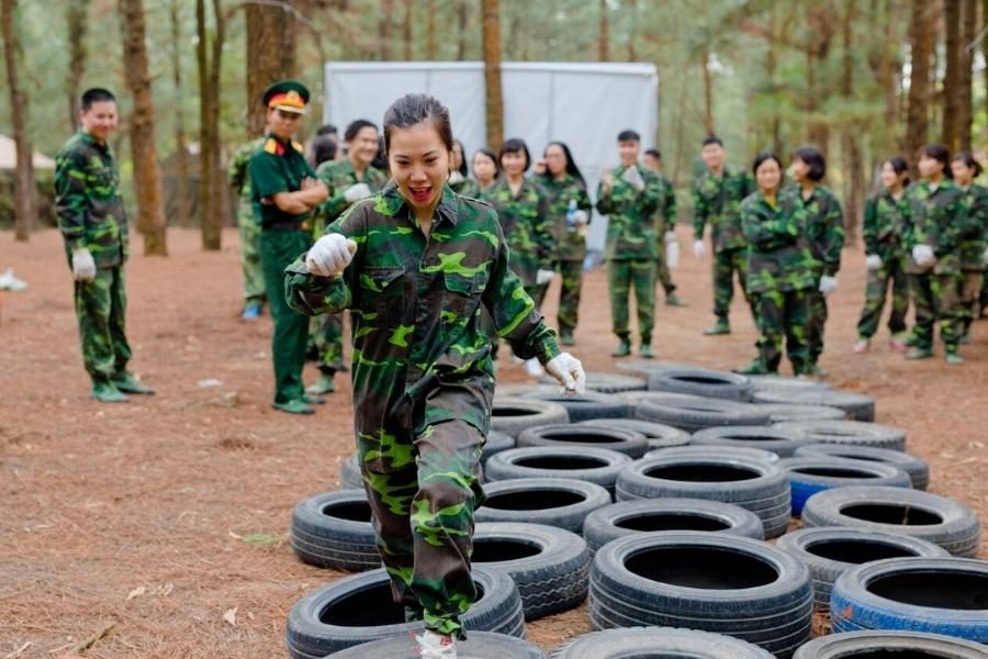 Tổ Chức Team Building Quân Đội Tại KST Thiên Phú Lâm