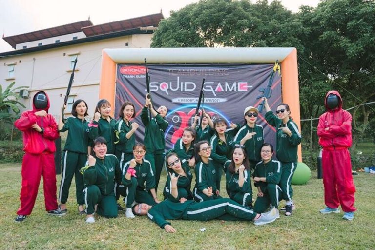 Tổ Chức Team Building Squid Game Trò Chơi Con Mực Chuyên Nghiệp - Tonkin Legends Travel