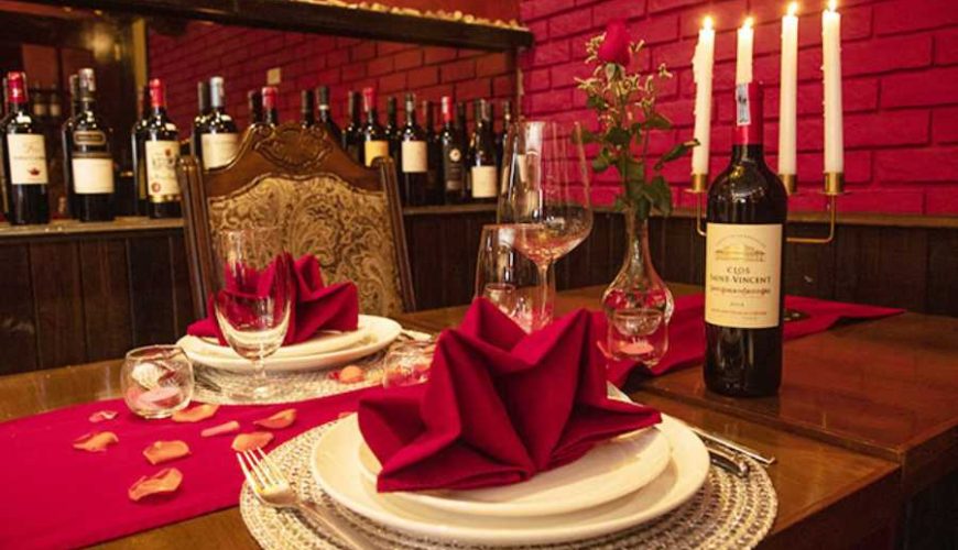 Trang trí đẹp mắt tại địa điểm tổ chức lễ Valentine tại Hà Nội sang trọng